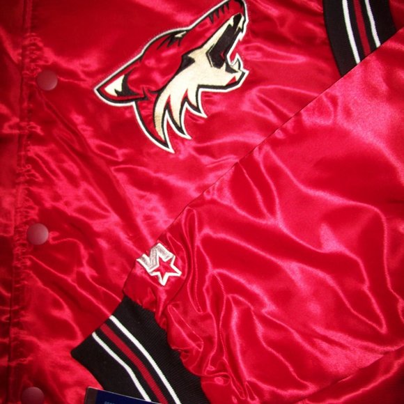 ARIZONA COYOTES NHL STARTER Snap Down Jacket 5X - Picture 6 of 8